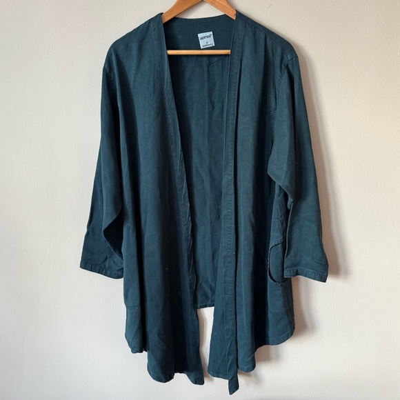 Gerties Sweaters - Gerties Lagenlook cardigan wrap Green size small made in USA